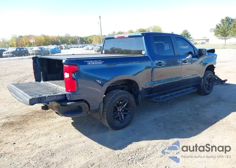 2021 Chevrolet Silverado 1500 4Wd Short Bed Custom Trail Boss из США, поврежденный, VIN 1GCPYCEF7MZ309276